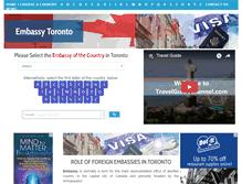 Tablet Screenshot of embassytoronto.com